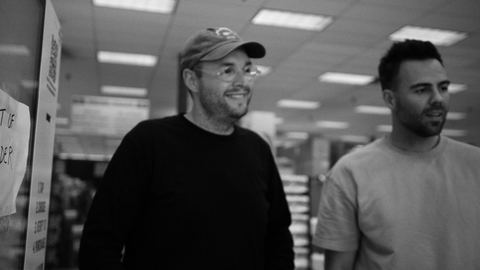Josh and Tommy on the road in Pell City, Alabama